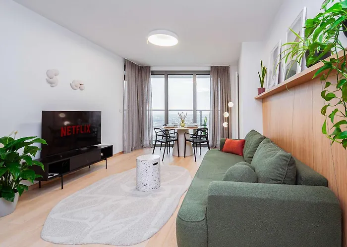 아파트 Skyline River & Eurovea Tower 브라티슬라바